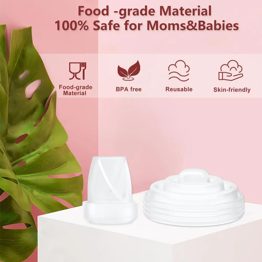 Duckbill Valve And Silicone Diaphragm Compatible With Momcozy M5 Wearable Breast Pump Replacement Parts Accessories