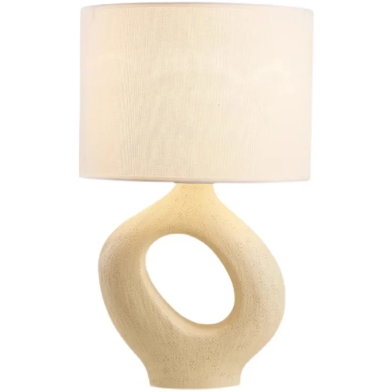 

Nordic modern simple bedside lamp design art bedroom living room wabi wind B & B medieval decorative lamp