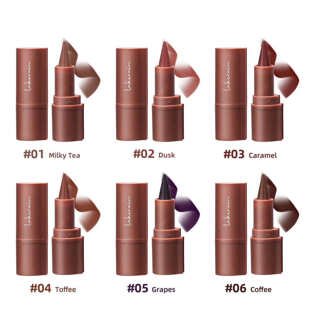 2in1 Lip Liner&Lipstick Pen Gradient Matte Liner Lipstick Brown Lipsticks Pencil Lasting Waterproof Lip Stick Sexy Lip Cosmetics