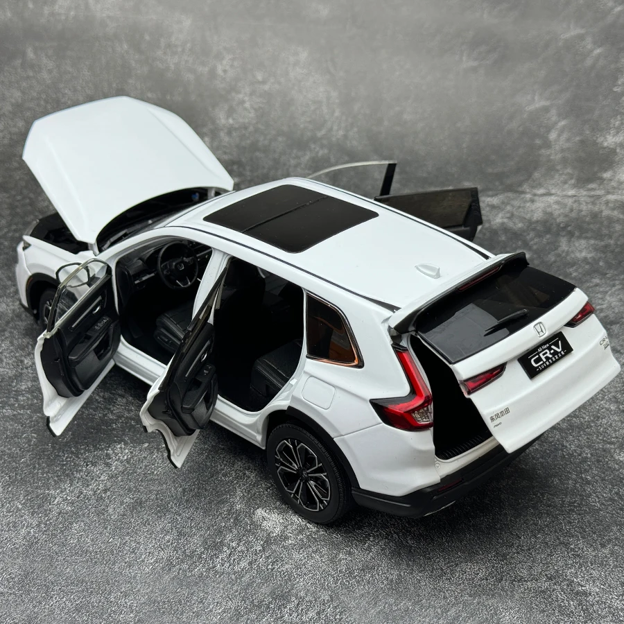 1:18 scale Honda CRV model 2023 new CR-V SUV alloy car model static decoration collection sent to friends