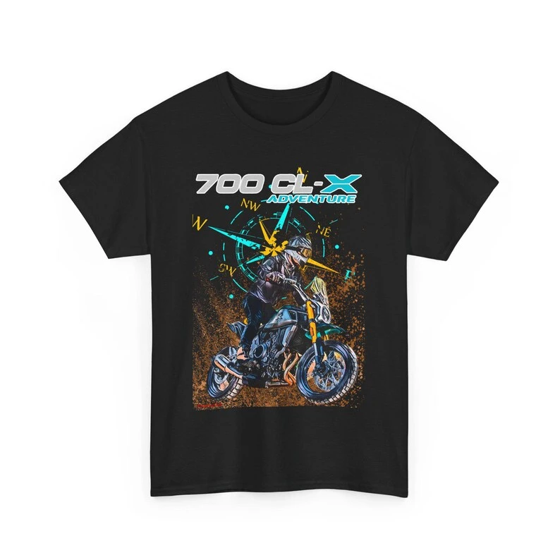 700CL-X T-shirt Scrambler Motorcycle Biker Gift Cotton T-shirt Unisex