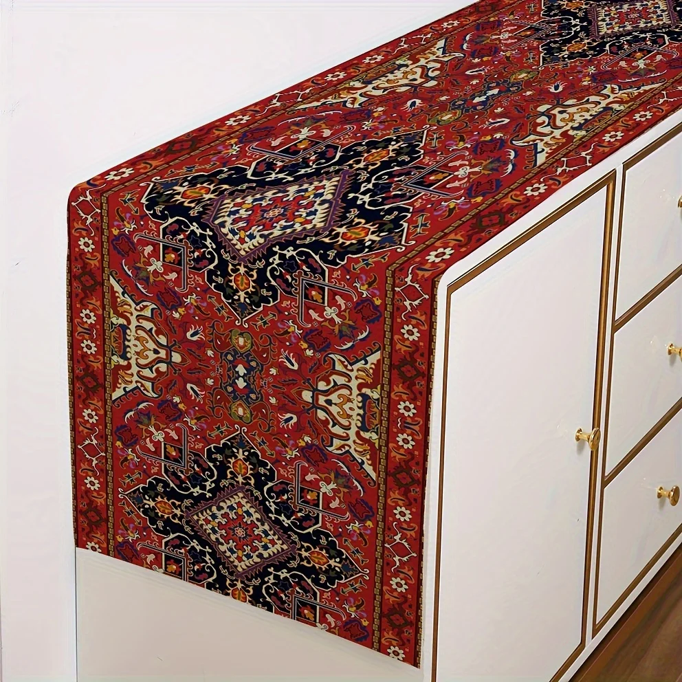 1PC Boho Style Table Runner, Bohemian Decor for Dining Room