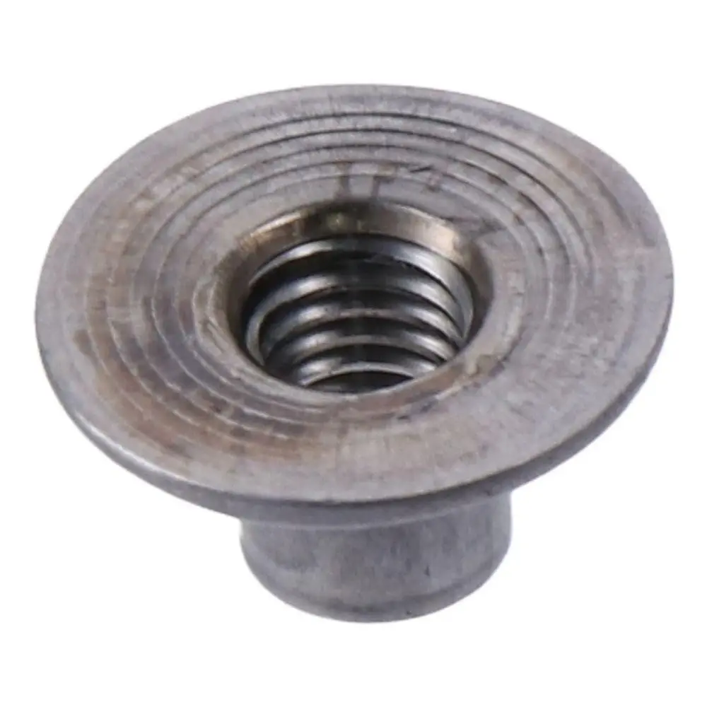 30Pcs M6 M8 Tee Nut Carbon Steel Round Base T-Shaped Weld Nut 6-20mm Height Female Thread Flange Insert Nut
