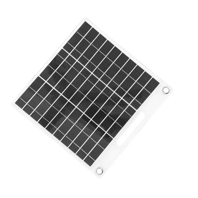 [B24B!】 Fast 7W Flexible Solar Panel Portable USB Output For Phone Power Bank Outdoor Camping Hiking RV