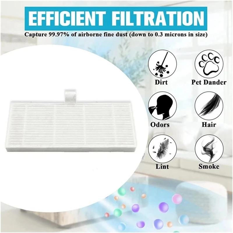 Sikat utama Filter Hepa Aksesori suku cadang pengganti kain pel untuk lactidy Nimble T7 T8