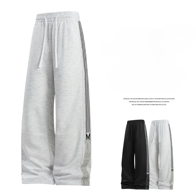 Outdoor Tennis Training Fashionable and Trendy Straight Leg Pants Lightweight Breathable Loose Comfortable and Versatile Pants