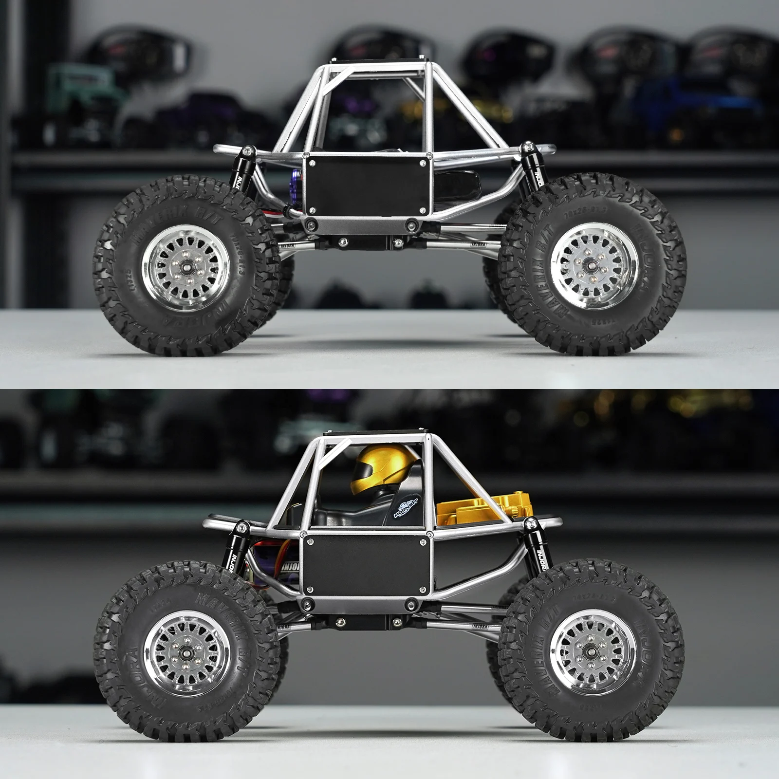 INJORA Moonbit Nylon Tube Buggy Body Kit for 1/18 RC Crawler TRX4M - view 6