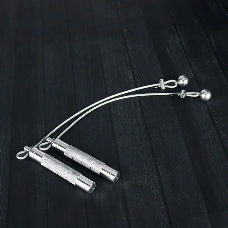 Cordless Stainless Steel Jump Rope with Bearings, Fat Burning Weight Loss Skipping Rope, Portable Fitness Training Equipment