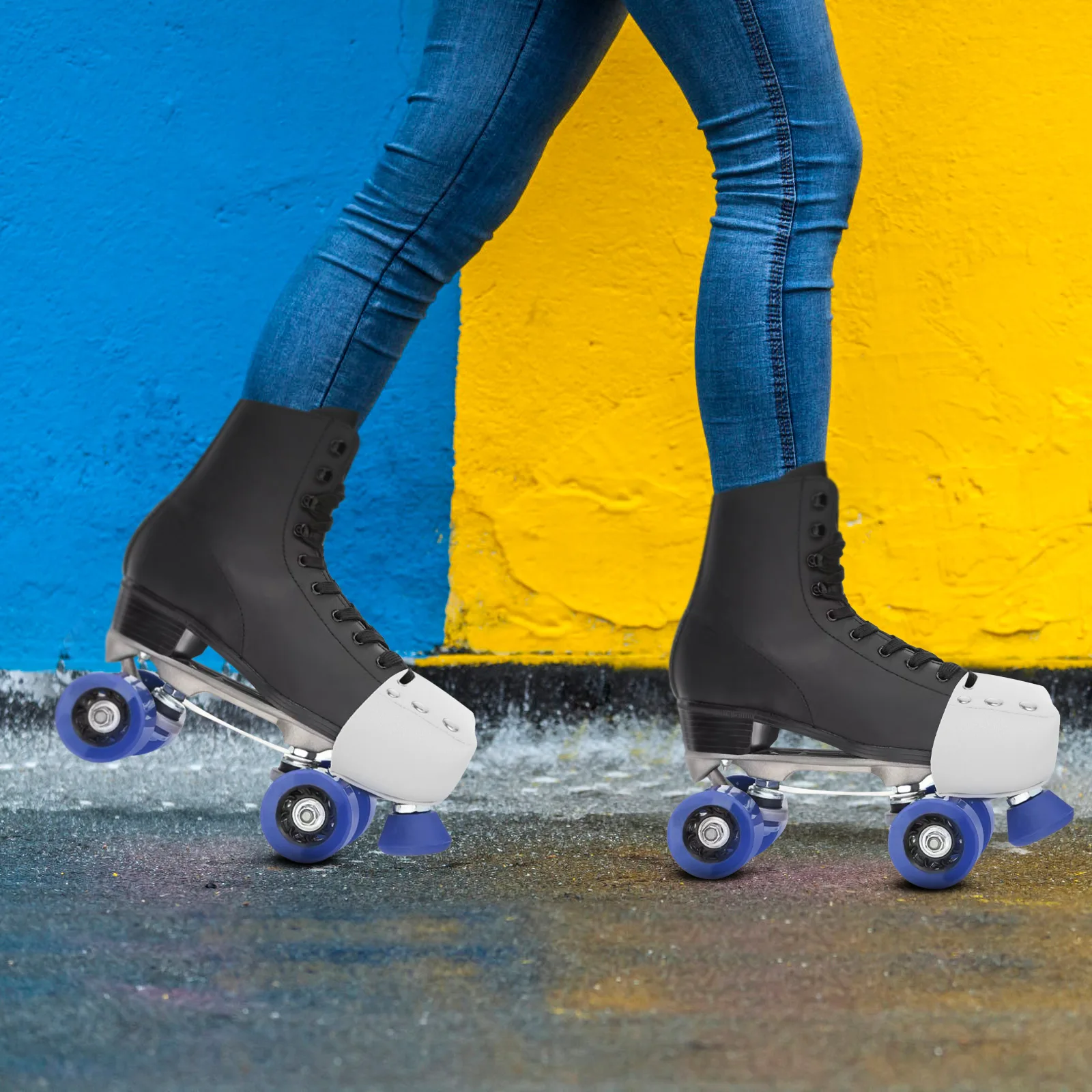 

Roller Skate Toe Guards Protective Cover Durable Safe Simple Design Reusable Practical Skate Sports