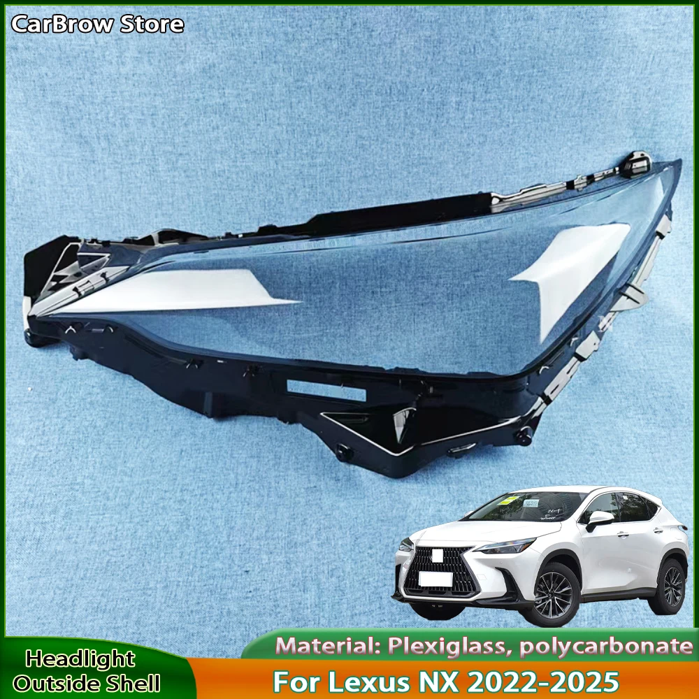 

Headlamp Lampshade Lampcover Head Lamp light Covers Lens Shell Caps For Lexus NX 2022 2023 2024 Car Front Headlight Cover