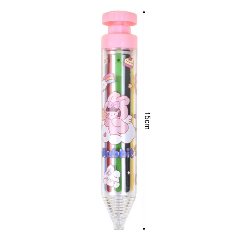 Kinder Zeichenstift 8-in-1 drehen mehrfarbige Buntstifte nicht schmutzige Hand Färbung Set für Kinder einfach Spaß Kunst Graffiti mit für Kinder