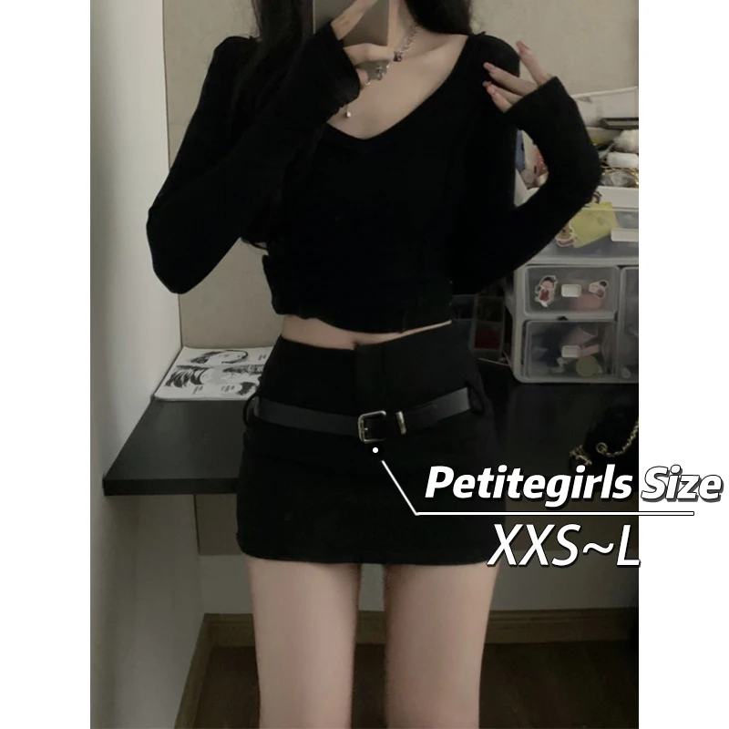 

150 Short sexy Spice cargo bag hip skirt female summer low waist skirt A-line miniskirt xs show height