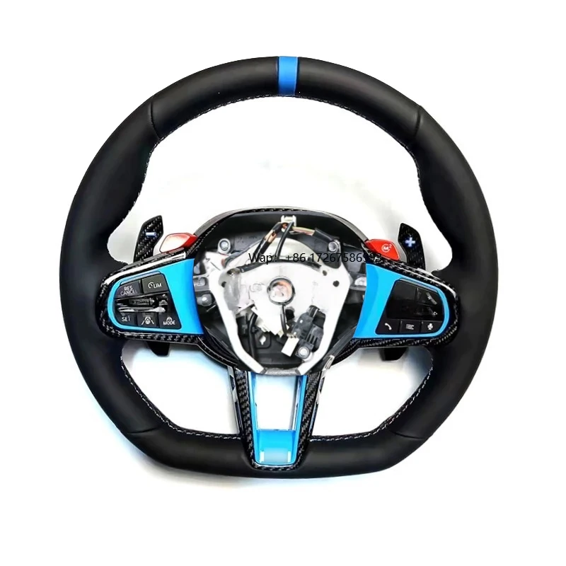 

Hot Sale Precision Crafted Dry Carbon Genuine Leather Steering Wheel for 1-7 Series X1-X7 Models