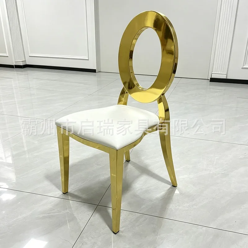 Reception Banquet Hall VIP Chair Removable Backrest Chair Wedding Hall Reception BanquetHousehold Simple Dining