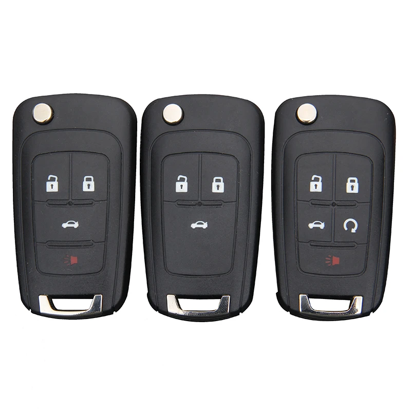 

Flip Folding Remote Car Key Shell 2/3/4/5 Buttons For Chevrolet Cruze Epica Camaro For Opel Vauxhall For Buick Car Accessories