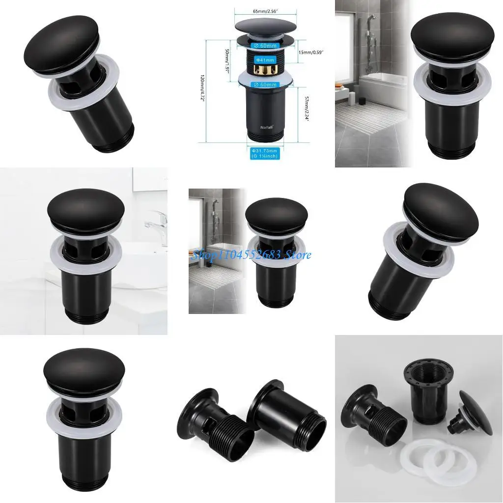 

Y6GD Bathroonm Sink Drain Long Service Performances Sink Drain Simple Installation