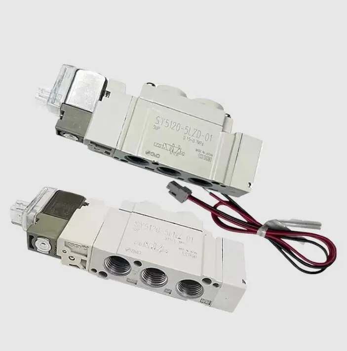 

Genuine Solenoid Valve DC24V SY5120-5GD-C6 SY5120-5G-C6 SY5120-5G-C4 SY5120-5GD-C8 SY5120-5MZ-C6
