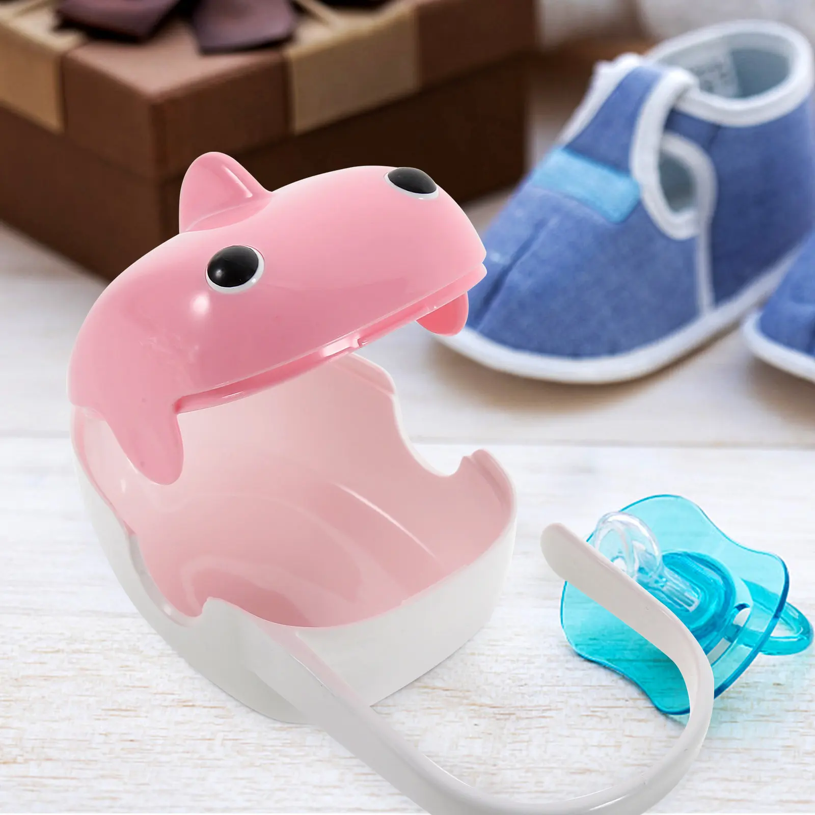 

Pacifier Holder Case for Baby Travel Portable Lightweight Pacifier Storage Container Keeps Pacifiers Clean Safe from Dirt