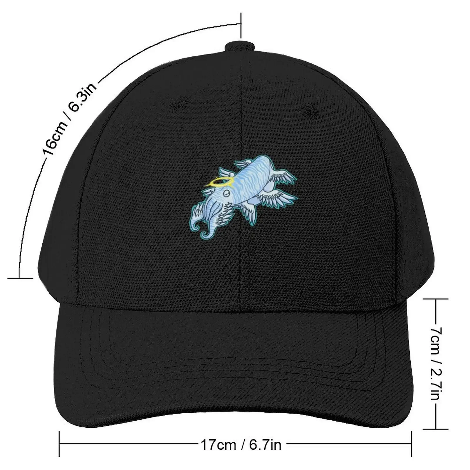 Sea Angels: Cuttlefish Baseball Cap Uv Protection Solar Hat Beach Outing Fishing cap Christmas Hat Women's Golf Wear Men's