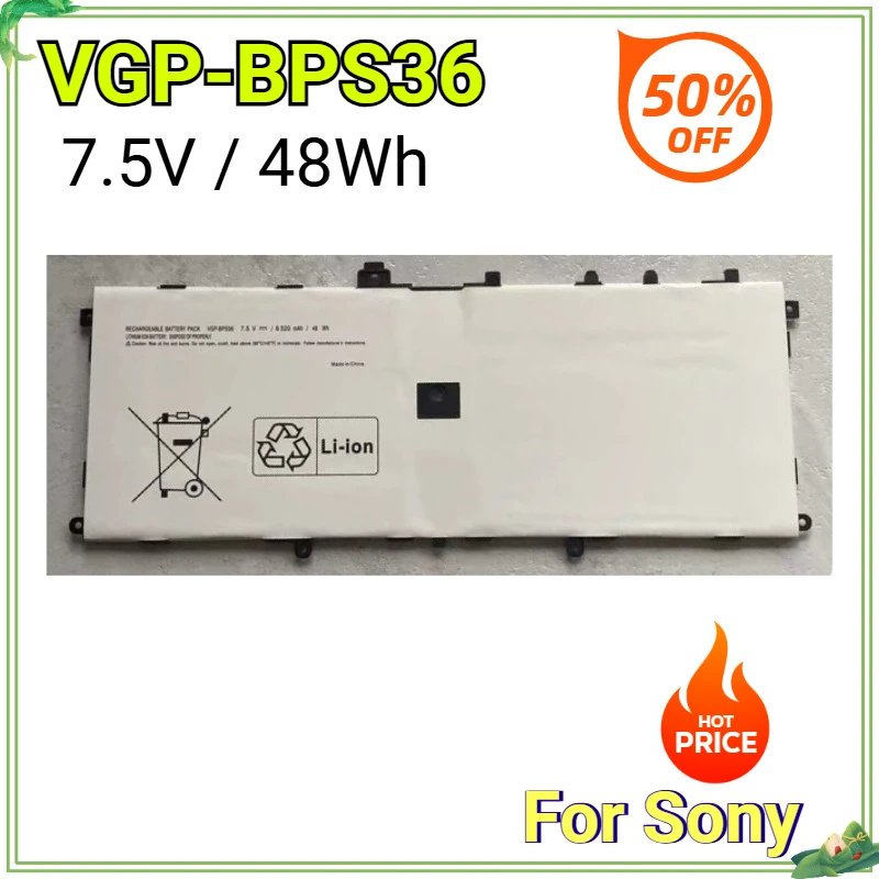 

VGP-BPS36 BPS36 Laptop Battery for Sony Vaio Duo 13 Convertible Touch 13.3" SVD13211CG SVD1323YCGW SVD1321B SVD132A14L Bateria