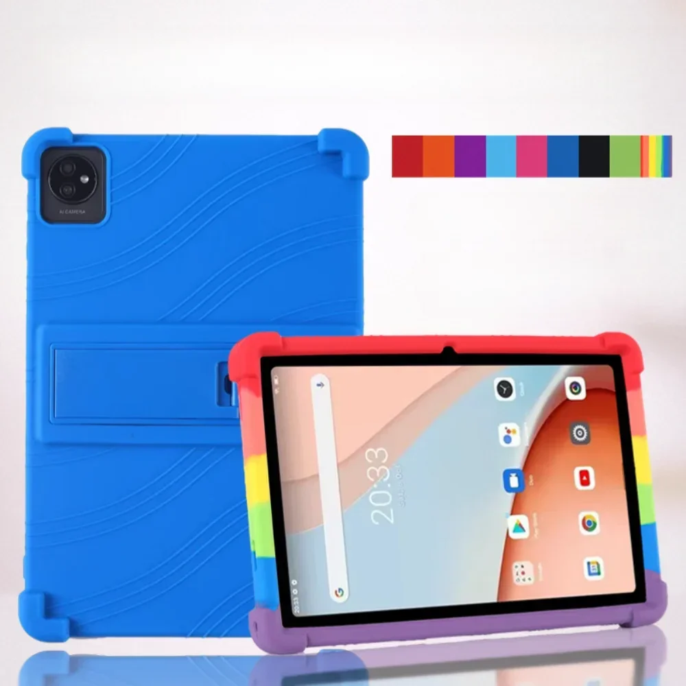 Case for Oscal Pad 60 10.1'' Tablet Stand Protective Shell Impact Proof Soft Silicon Full Body Protect Kids Safe