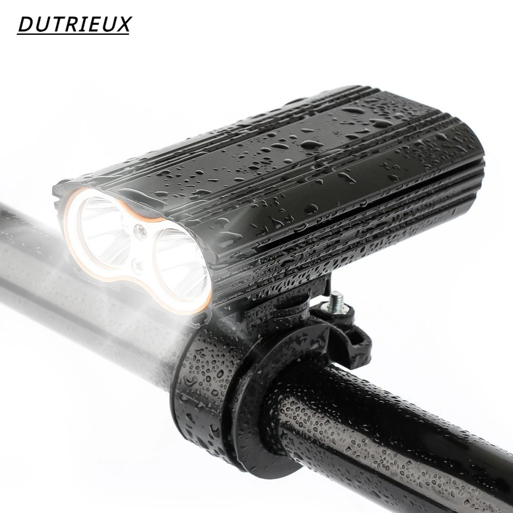 

New Bike Headlights Dual T6 Headlights USB Charging Headlights Aluminum Alloy Charging Lights Riding Lights Easy to Installation