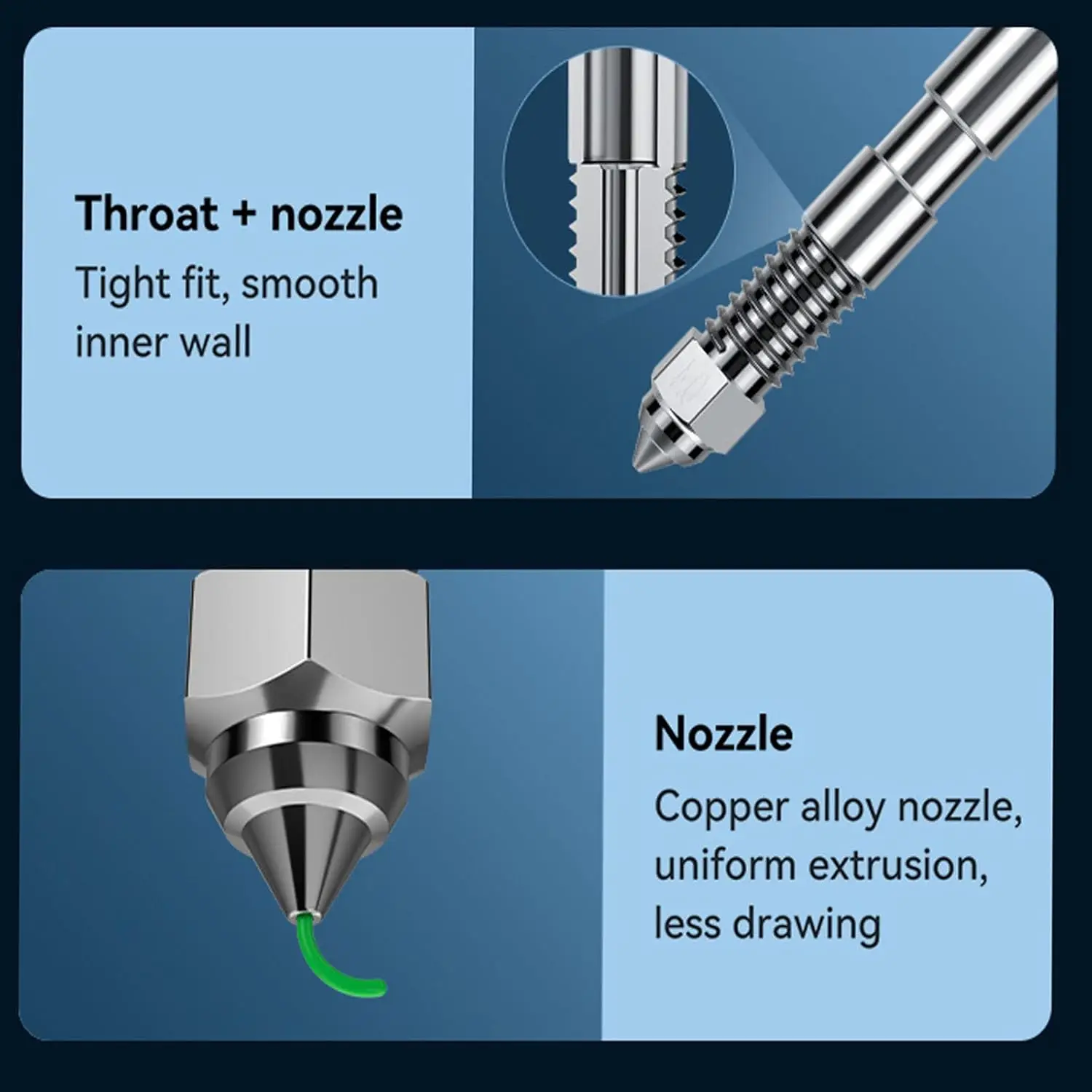 Creality Original Ender 3 V3 SE Messingdüsen-Kit, Hochgeschwindigkeits-Messingdüsen für Ender 3 V3 SE/Ender 5 S/Ender 7 3D-Drucker – Detail 4