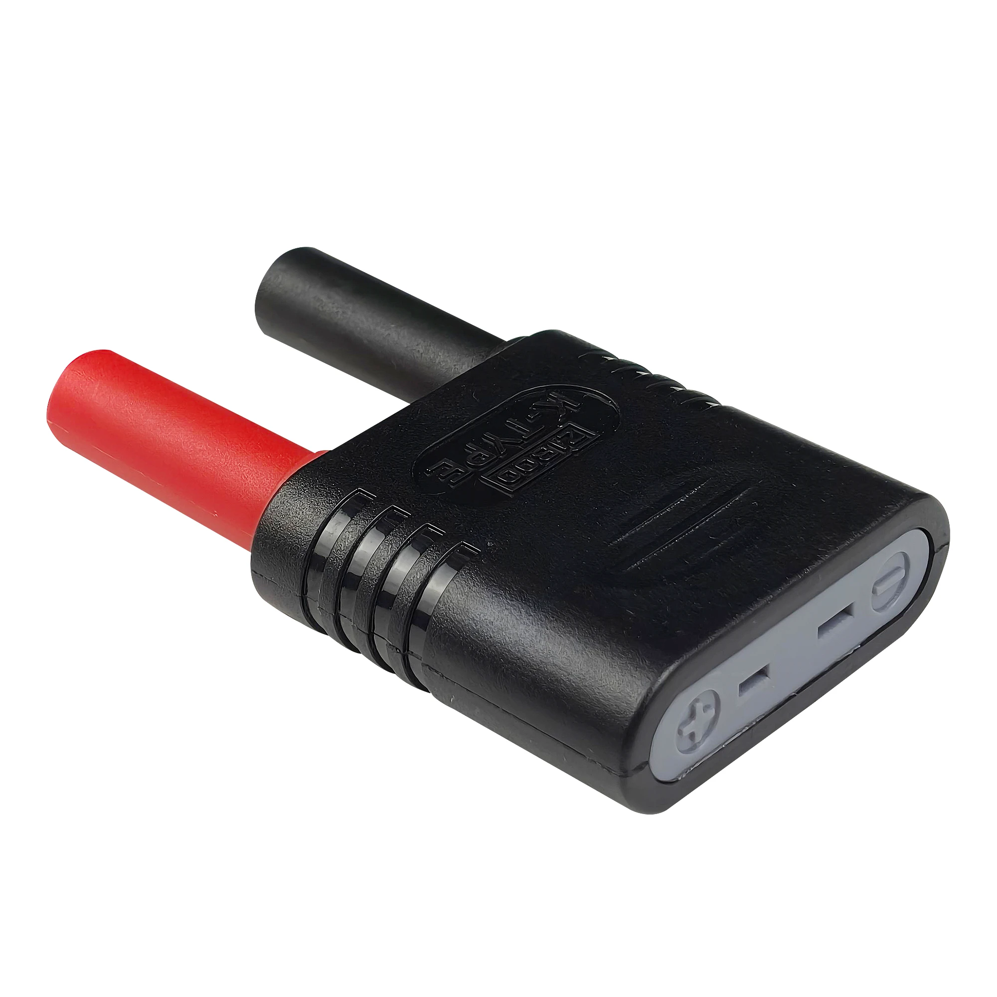 ZIBOO K-Type Thermocouple Adapter ZB-KA01, 4mm Banana Plug to Flat Pin Socket Temperature Sensor Converter.