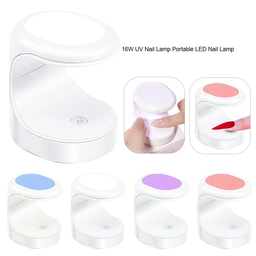 

Mini Nail Dryer UV Lamp Manicure Machine Single Finger Nails Art Tool 16W UV LED Lamp With USB Cable Portable Nail Polish Dryer