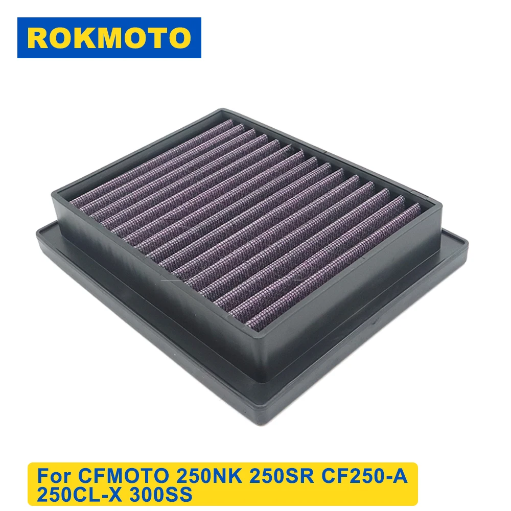 For CFMOTO 250NK 250SR CF250-A 250CL-X 300SS 250 NK SR 300 SS CF250 A 250CL X Motorcycle High Air Filter Engine Intake Cleaner