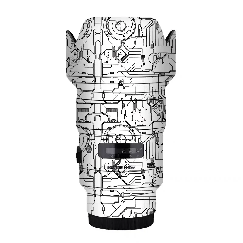Защитная наклейка от царапин, кожу объектива для Sigma 50 F1.4 DG HSM ART 50 мм 1,4 Sony E-Mount, наклейка, виниловая пленка, покрытие