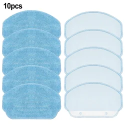 4/10 Pcs Mop Cloth For ZCWA BR150/BR151, For ONSON BR150/BR151 Robot Vacuum Cleaner Dry And Wet Usage Mop Cloths Pad Floor Clean