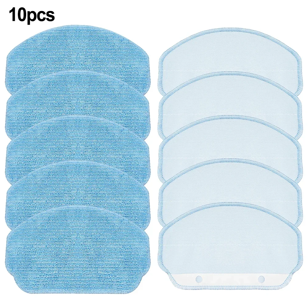 4/10 Pcs Mop Cloth For ZCWA BR150/BR151, For ONSON BR150/BR151 Robot Vacuum Cleaner Dry And Wet Usage Mop Cloths Pad Floor Clean