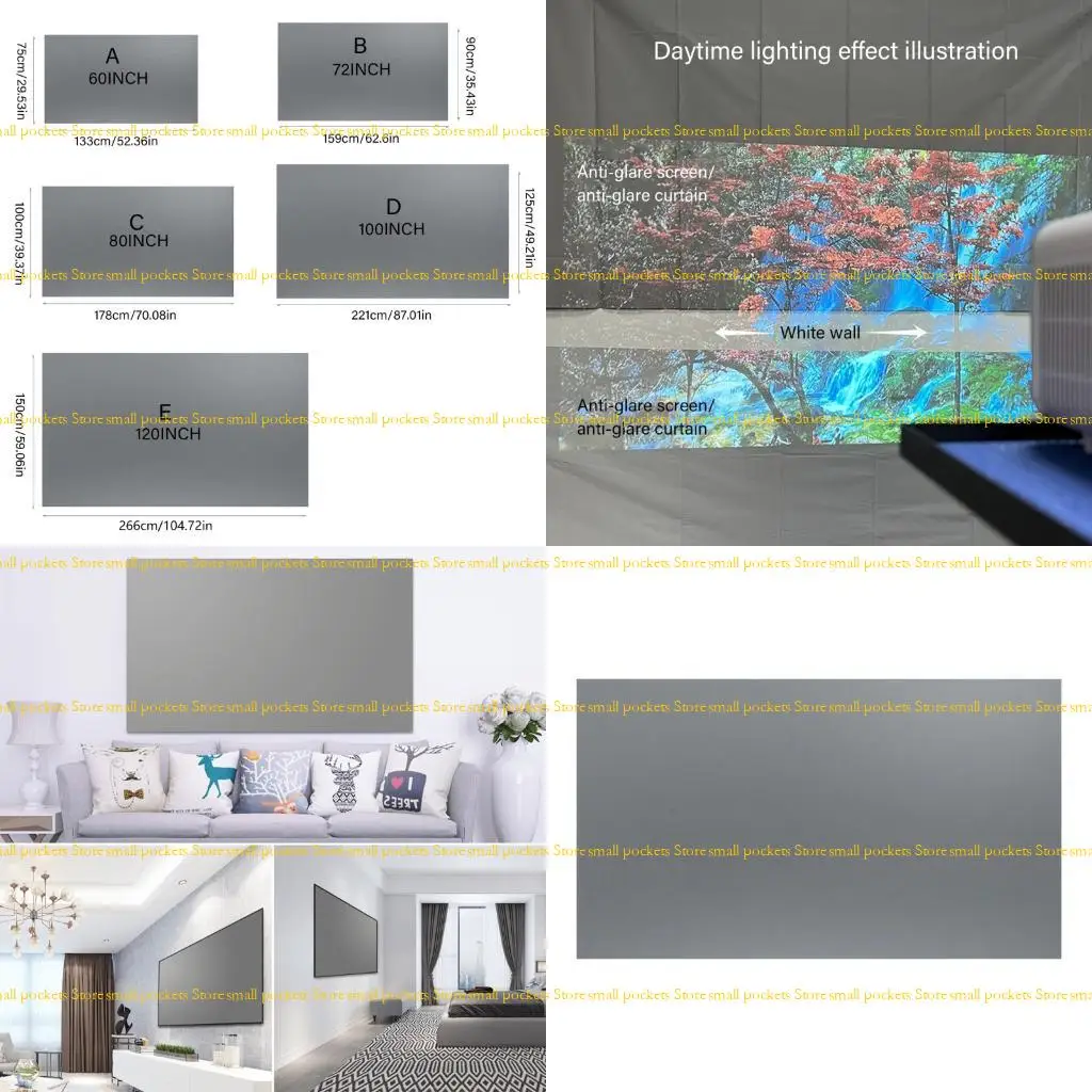 r1wd-折りたたみ式ホームシアタープロジェクタースクリーン-16-9-アスペクト比ポリエステル高コントラスト比明るい部屋環境に最適