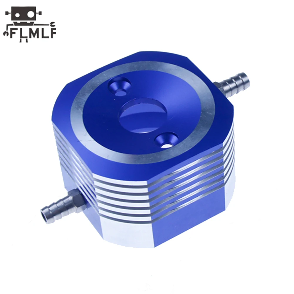 Rc Boat CNC Aluminum Marine Motor Water Cooling Jacket for 26cc 29CC Zenoah CY RCMK Marine Gas Engine G260 G270 G290 PUM Parts