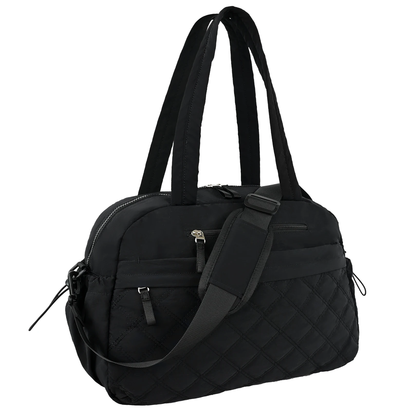 30L Carry on size Duffle bag Gym bag Sport use independent wet cloth isolate compartment Soft feeling fabric with shoulder belt