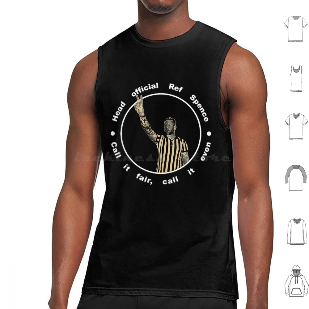 Ref Spence Classic Tank Tops Print Cotton Ref Spence