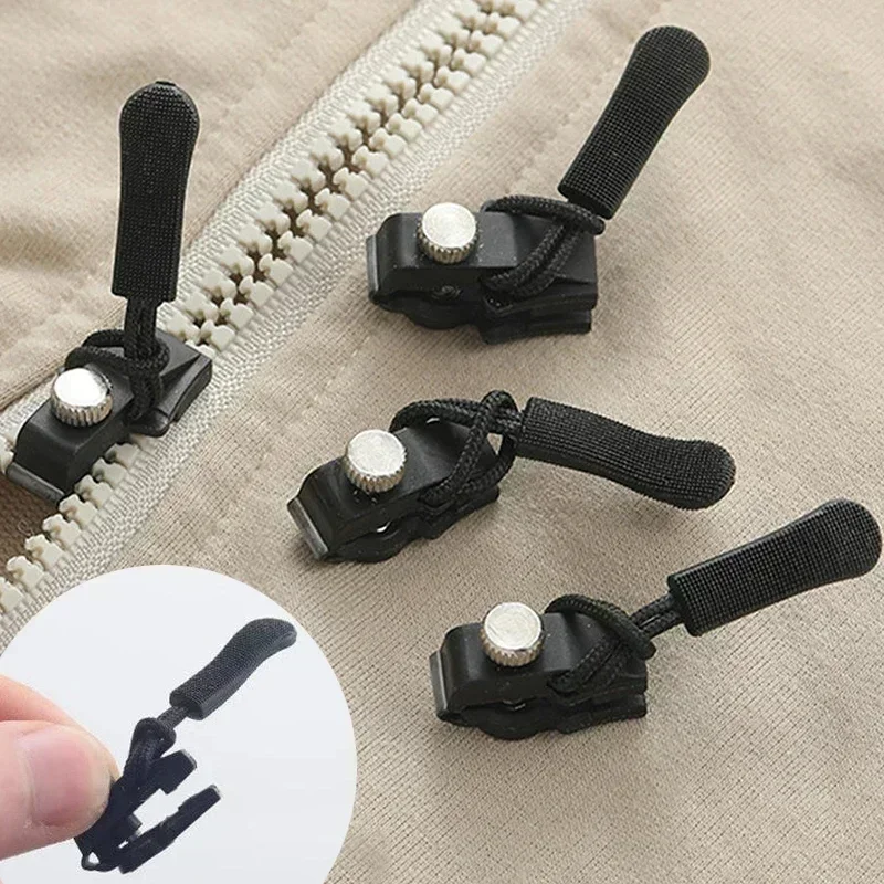 Durable Universal Zipper Quick Repair Slider - Easy To Install Seamless Replacement Zipper Head for Jackets, Luggage and More