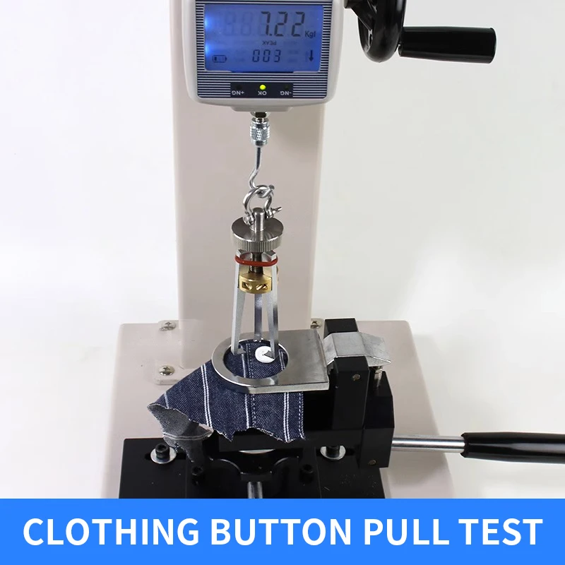 Digital Display Button Pull Test Machine Cloth Clothing Button Toy Push Pull Strength Test Machine