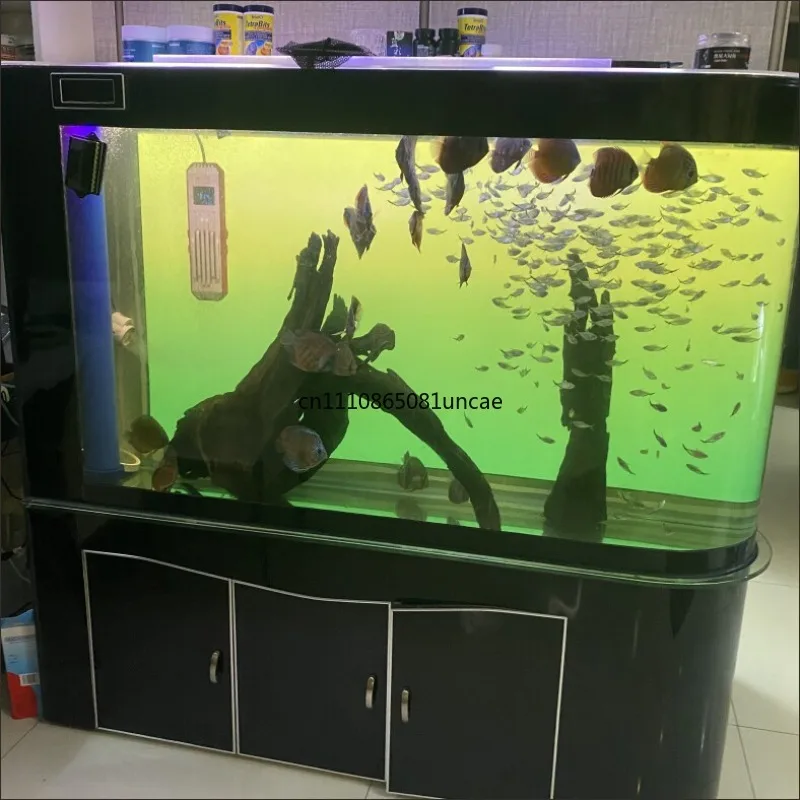 Aquarium LED Background Panel RGBW Gradient Blue White Acrylic Board for Fish Tank Aquascape Decor Waterproof Hot Sale