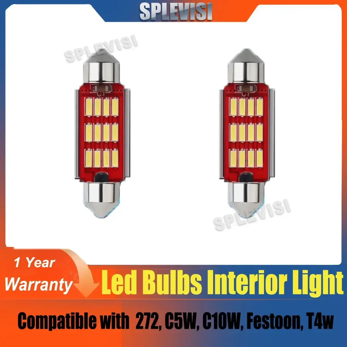 

39mm 239 272 Car Led White Xenon Smd Interior Upgrade Interior Courtesy Canbus Number Plate Light Bulbs led lights for car