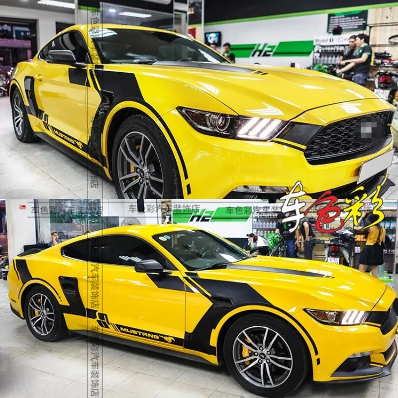 

Car Stickers New Custom Decorative Car Decals FOR Ford Mustang 2015 2019 2020 2021 Car Foil Vinyl Retrofit Accessories