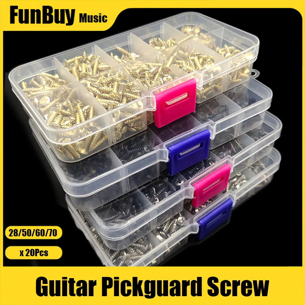 

1500pcs M3*12 Guitar Pickguard Pickup Screws Jack Back Plate Screw for ST TL Electric Guitar Guitar Accessories