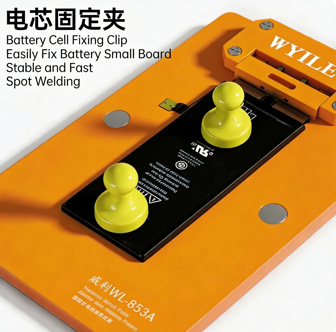 WYLIE WL-853A Battery Welding Fixture Precise Positioning No Damage to Battery For iPhone X-14 PM Battery Spot Welder Repair Too