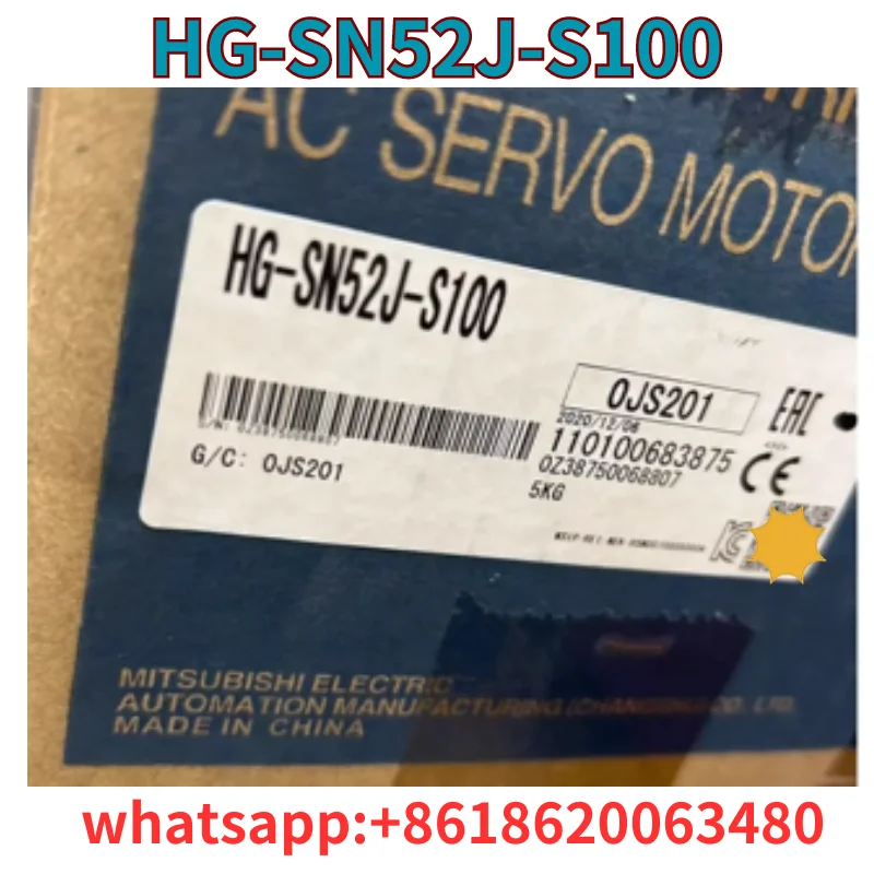 Rapid delivery of new HG-SN52J-S100 servo motors