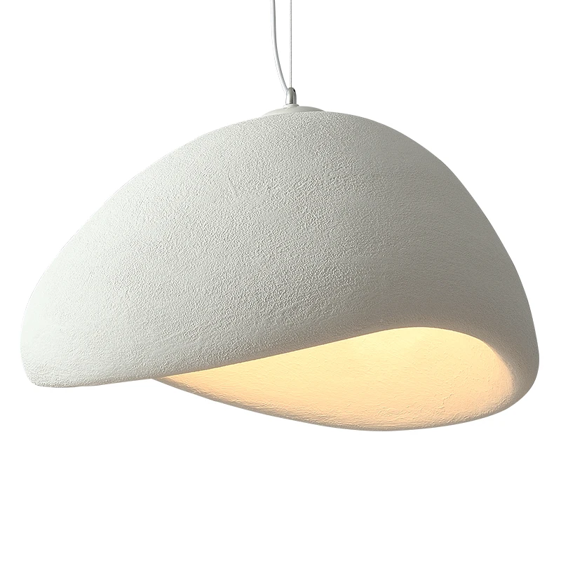 Imagem -06 - Nordic Wabi Sabi Led Pendant Light Lustre Simples Cord Lamp para Restaurante e Sala de Jantar E27