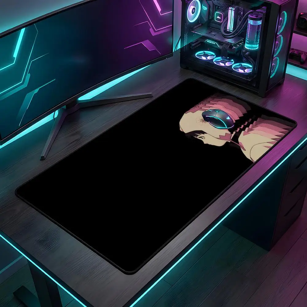 

anime s-serial experiments lain Mouse Pad Mousepad Large Gaming LockEdge Thickened Computer Keyboard Table Desk Mat