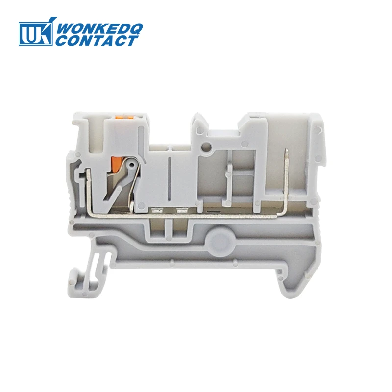 PT 2.5/1P Plug-in Terminal Block Push-in/Plug 2.5mm² Cable Socket PPH2.5-1/2/3/4/5/6/7/8/9/10 Pin Test Adapte Din Rail Connector