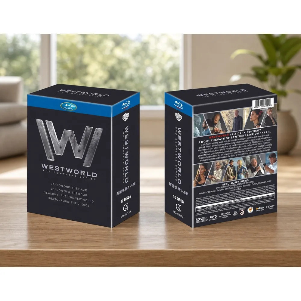Brand New Blu-ray Disc High Definition Westworld Seasons 1-4 12-Disc Set Classic American TV Series English Audio