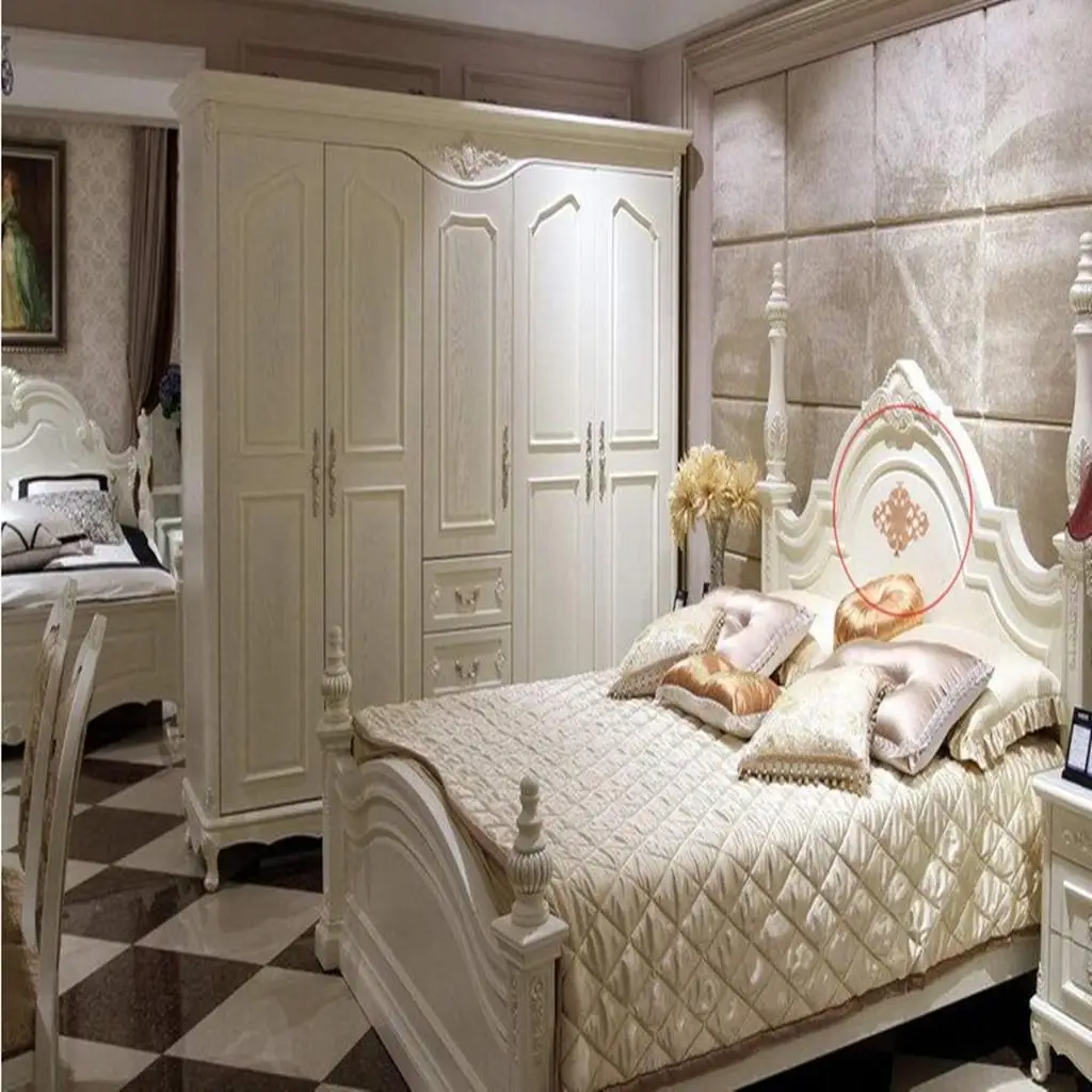 Wooden Carved Applique Furniture Decals Decorative Onlay Craft for Room Decoration and Cabinet Embellishment